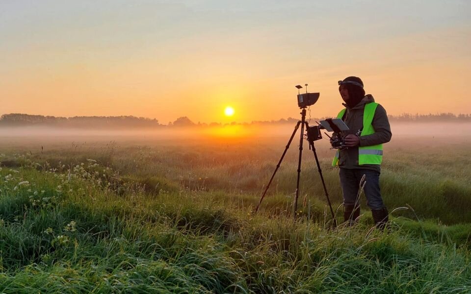 Wannes Dermout in het veld