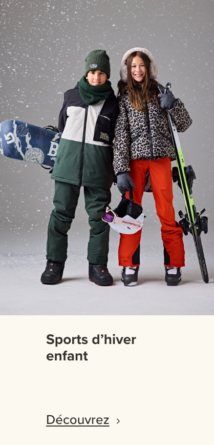Sports d'hiver enfant