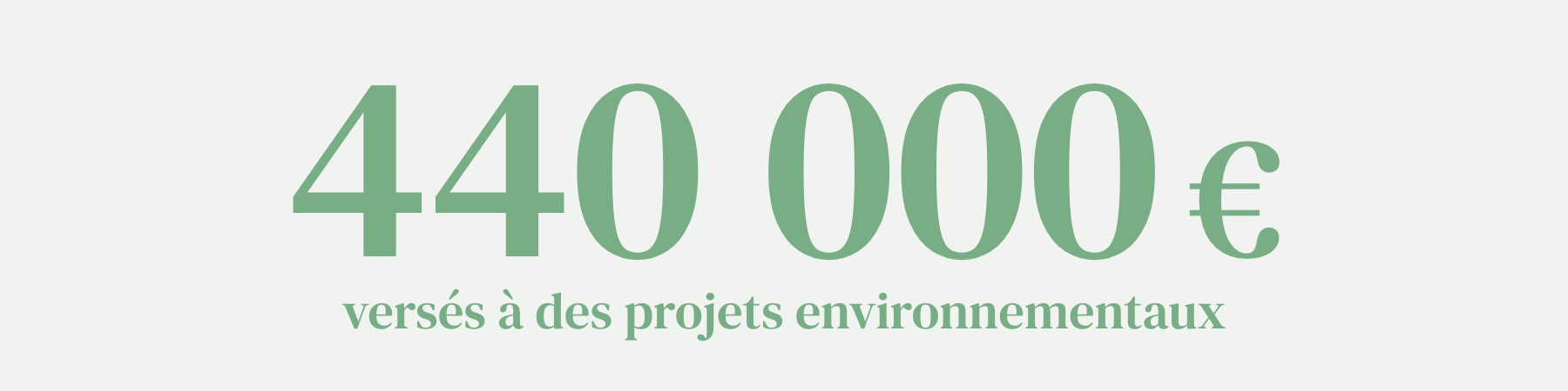 440 000 € versés à des projets environnementaux